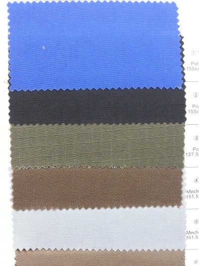 SC-GNLN  低彈修身工裝面料  T65/C35  低彈 poly stretch   147/211/232/184/197/216/247/278GSM 側面照